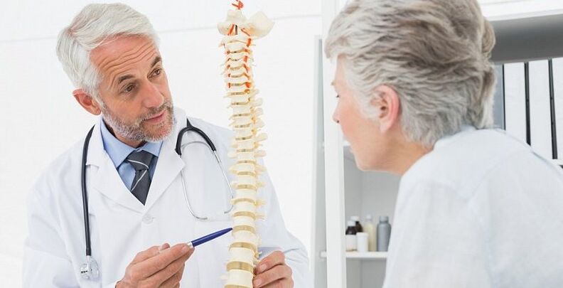 Apelar a um especialista com sinais de osteocondrose