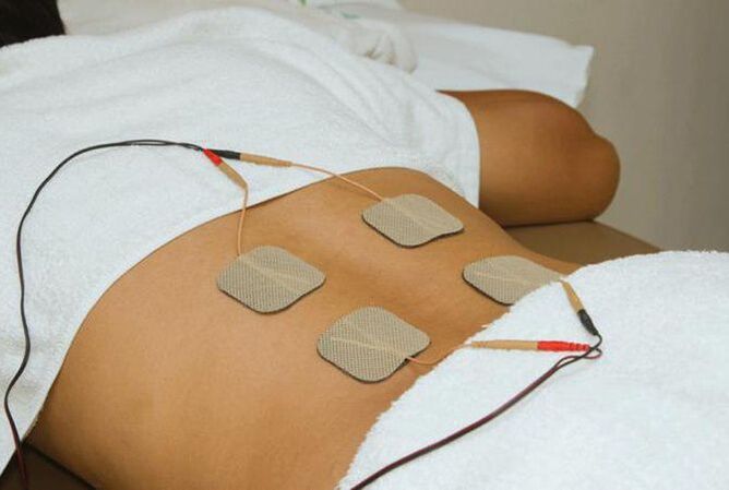 Eletroforese para o tratamento da osteocondrose torácica